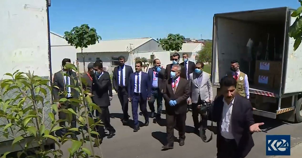 Dezgeha Xêrxwazî ya Barzanî amêr û pêdawîstiyên bizîşkî pêşkêşî Wezareta Tendirustî ya Herêma Kurdistanê kir 